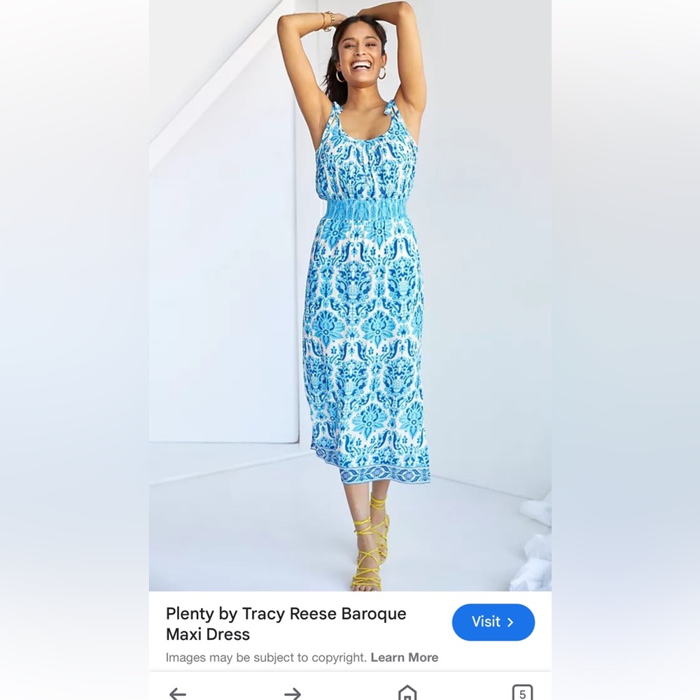 Plenty by Tracy Reese Baroque maxi dress